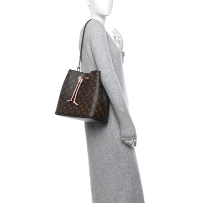 Louis Vuitton Monogram Neonoe MM Rose Poudre 2 of 9