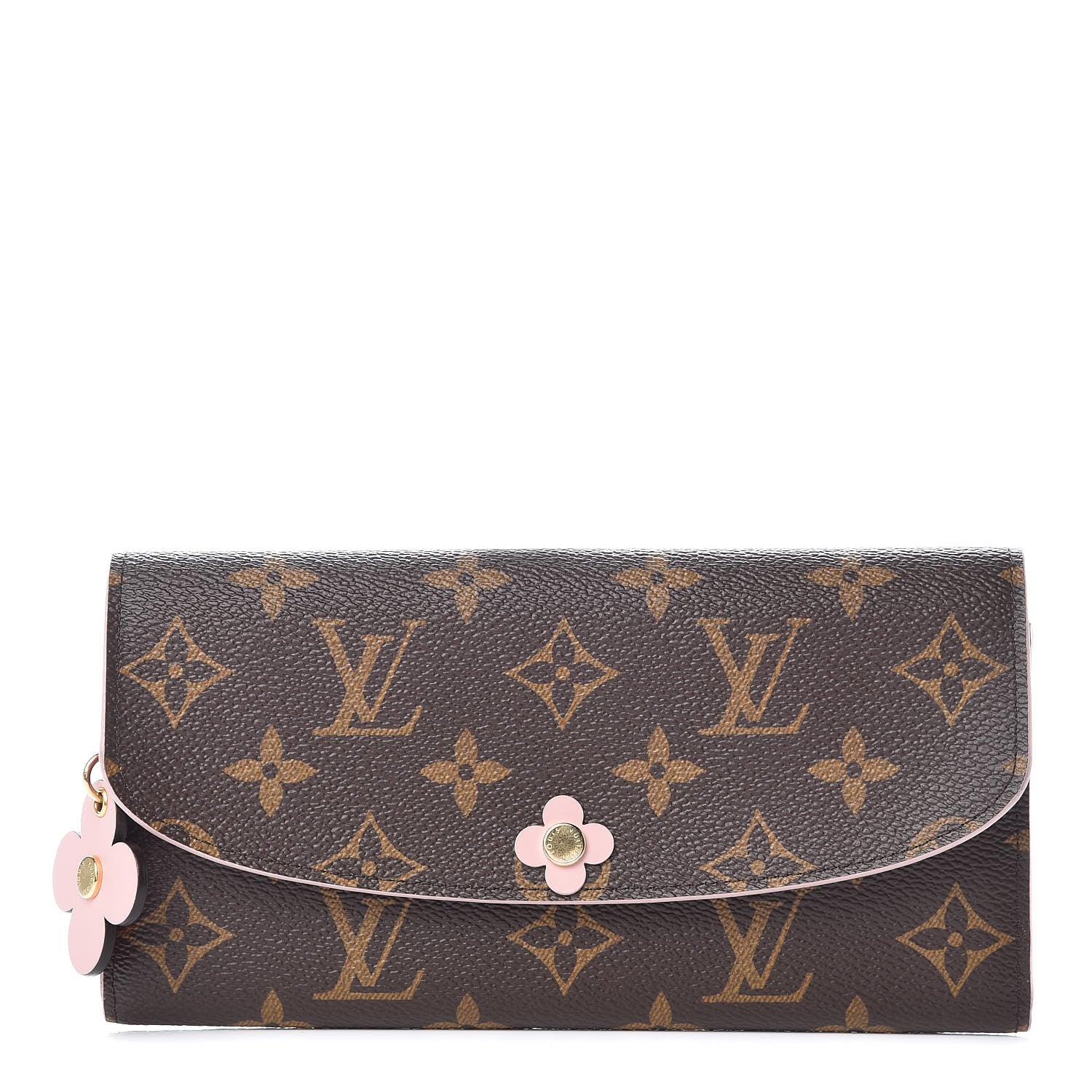 Louis Vuitton Monogram Bloom Flower Emilie Wallet 1 of 9