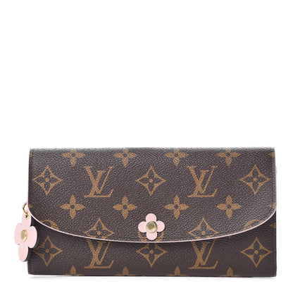 Louis Vuitton Monogram Bloom Flower Emilie Wallet 1 of 9