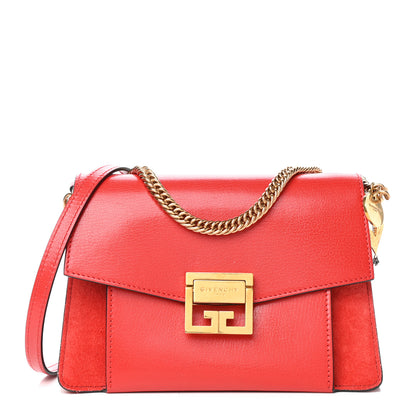 Givenchy Goatskin Small GV3 Shoulder Bag Dark Orange 1 of 9