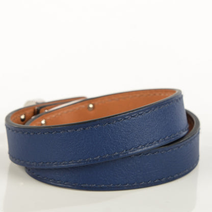 Hermes Swift Kelly Double Tour Bracelet XS Bleu Saphir 3 of 7