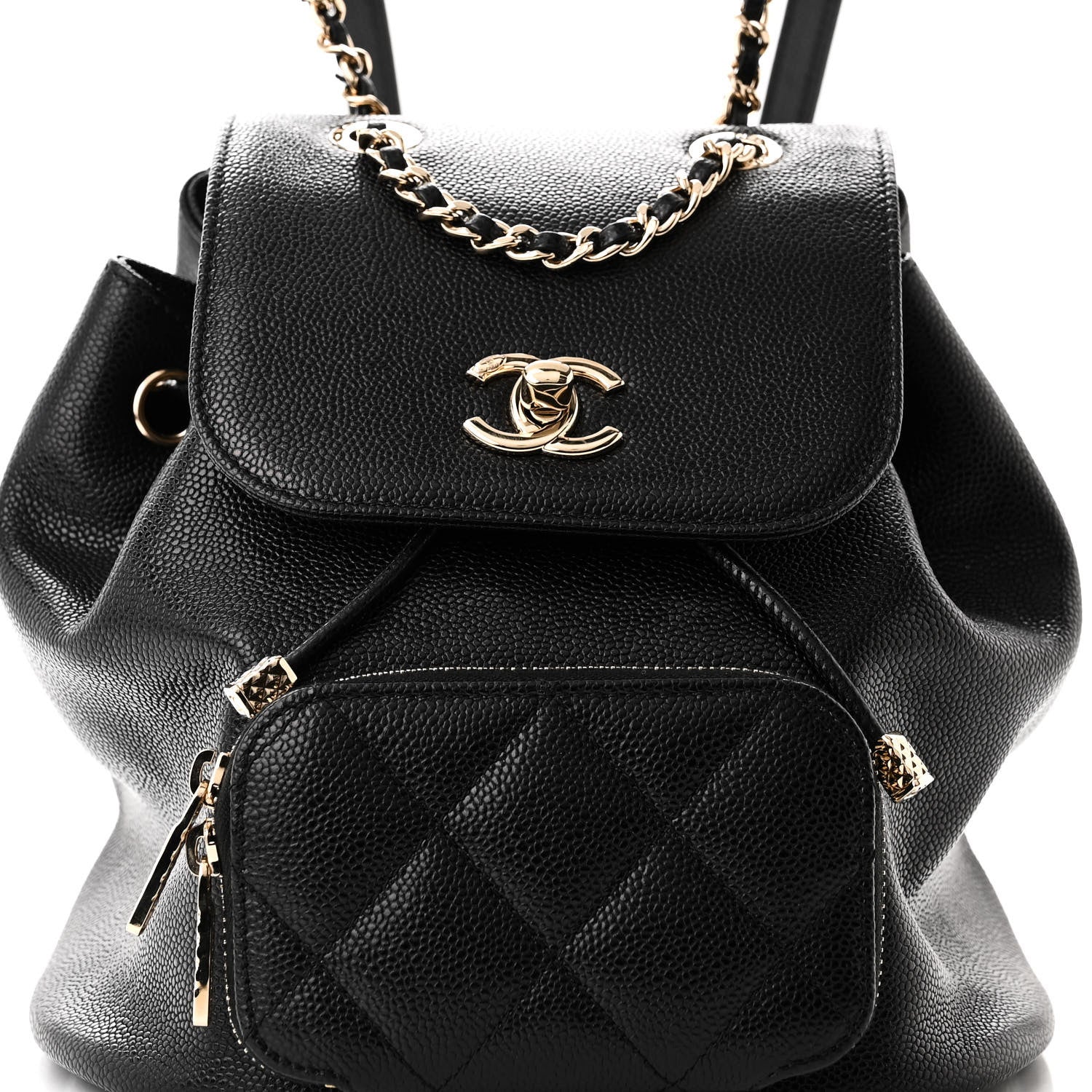 Chanel Caviar Quilted Mini Business Affinity Backpack Black 8 of 10