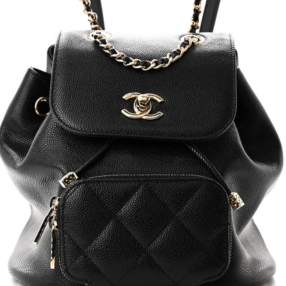 Chanel Caviar Quilted Mini Business Affinity Backpack Black 8 of 10
