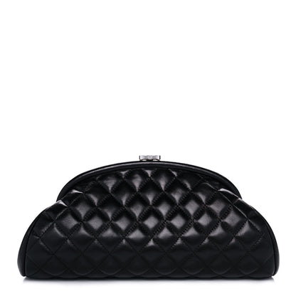 Chanel Lambskin Quilted Timeless Clutch Black 1 of 12