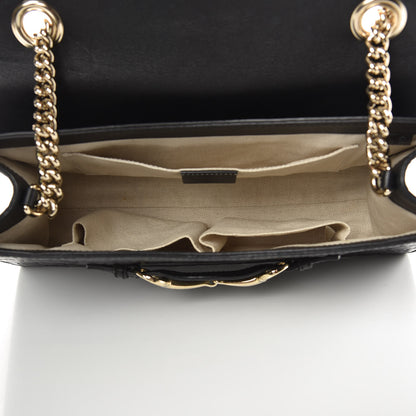 Gucci Guccissima Medium Emily Chain Shoulder Bag Black 5 of 17