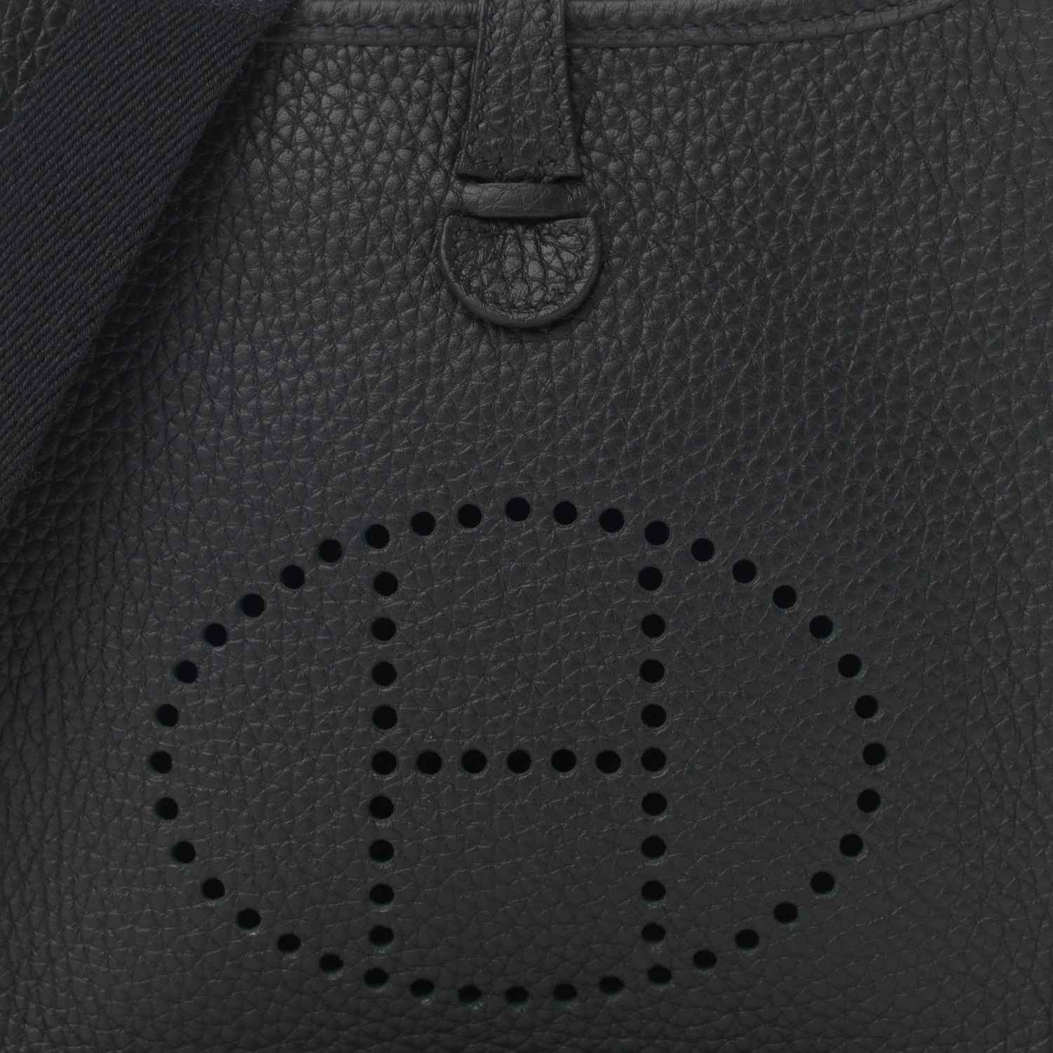 Hermes Taurillon Clemence Evelyne TPM Black 8 of 10