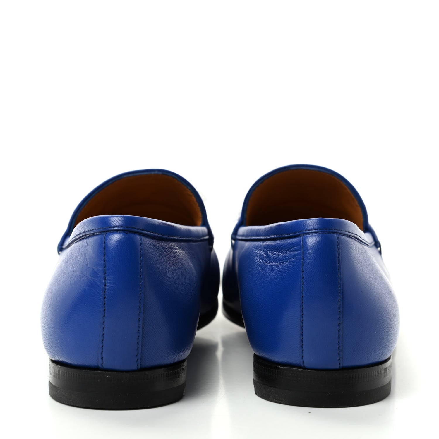 Gucci Malaga Kid Womens Jordaan Loafers 37 Electric Blue 7 of 11