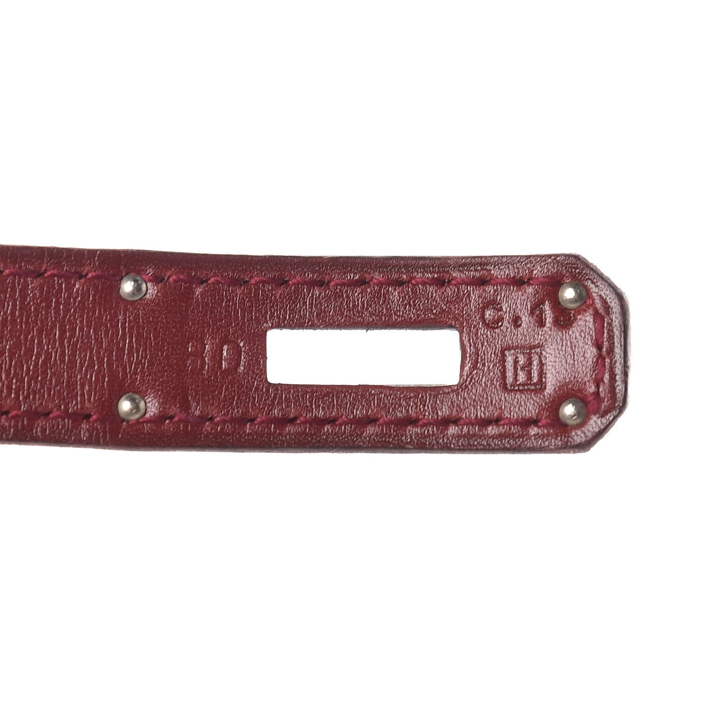 Box Kelly Belt 80 Rouge H