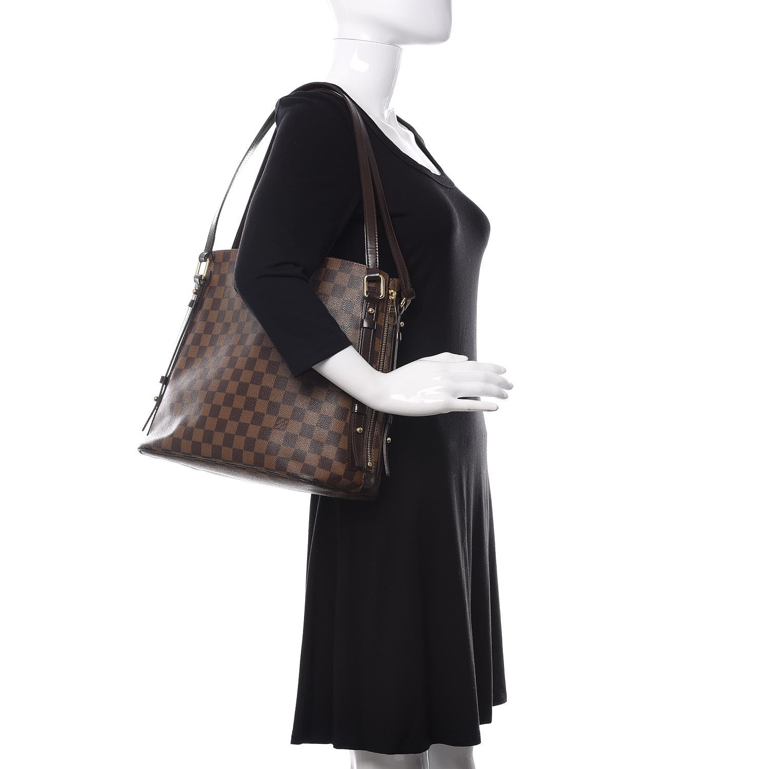 Louis Vuitton Damier Ebene Cabas Rivington 2 of 9