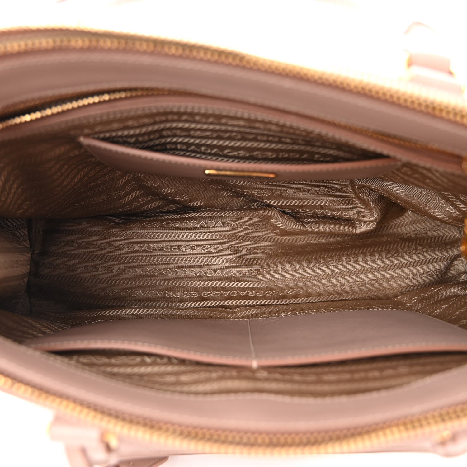 Prada Saffiano Large Galleria Double Zip Tote Cammeo 5 of 12