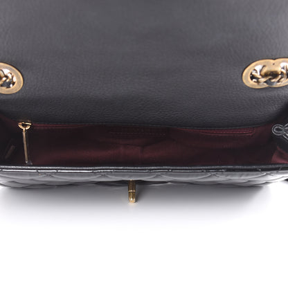Chanel Patent Goatskin Quilted Medium CC Eyelet Flap Black 5 of 10