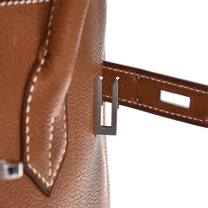 Hermes Natural Barenia Faubourg Birkin 35 Fauve 27 of 38