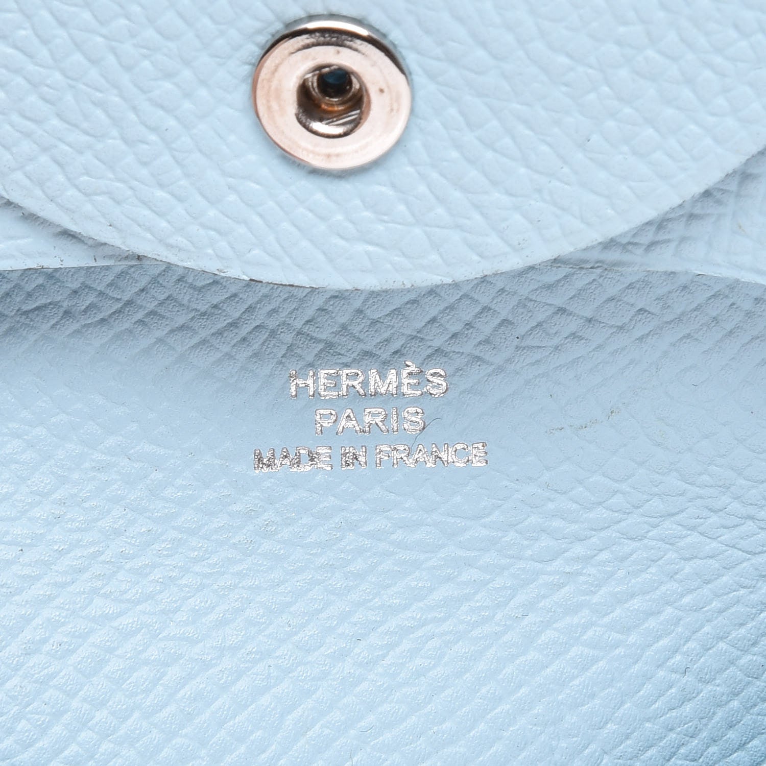 Hermes Epsom Bastia Coin Purse Bleu Zephyr 6 of 9