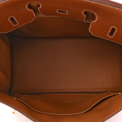 Hermes Natural Barenia Faubourg Birkin 35 Fauve 5 of 14