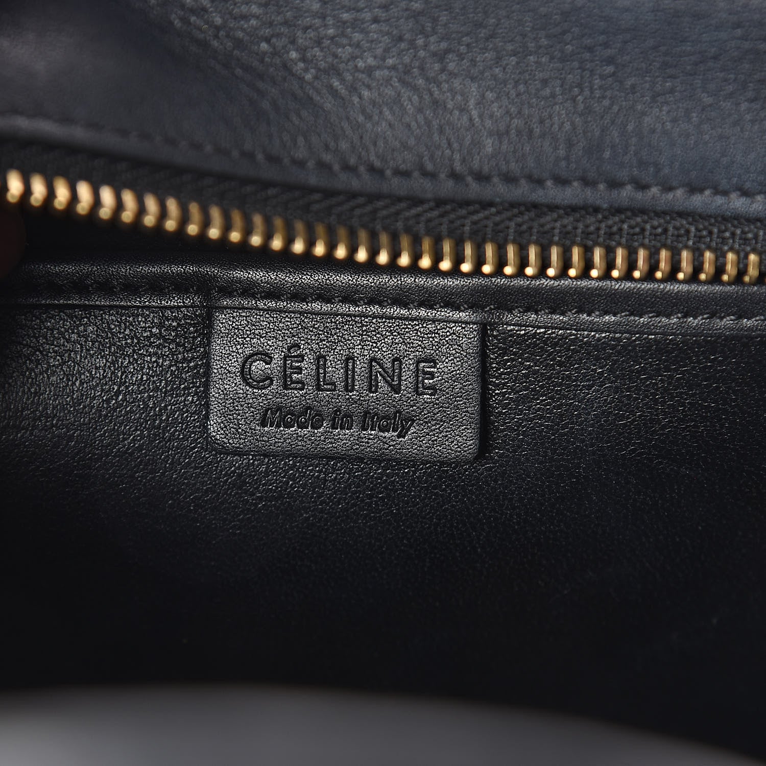 Celine Smooth Calfskin Nano Luggage Black 6 of 10