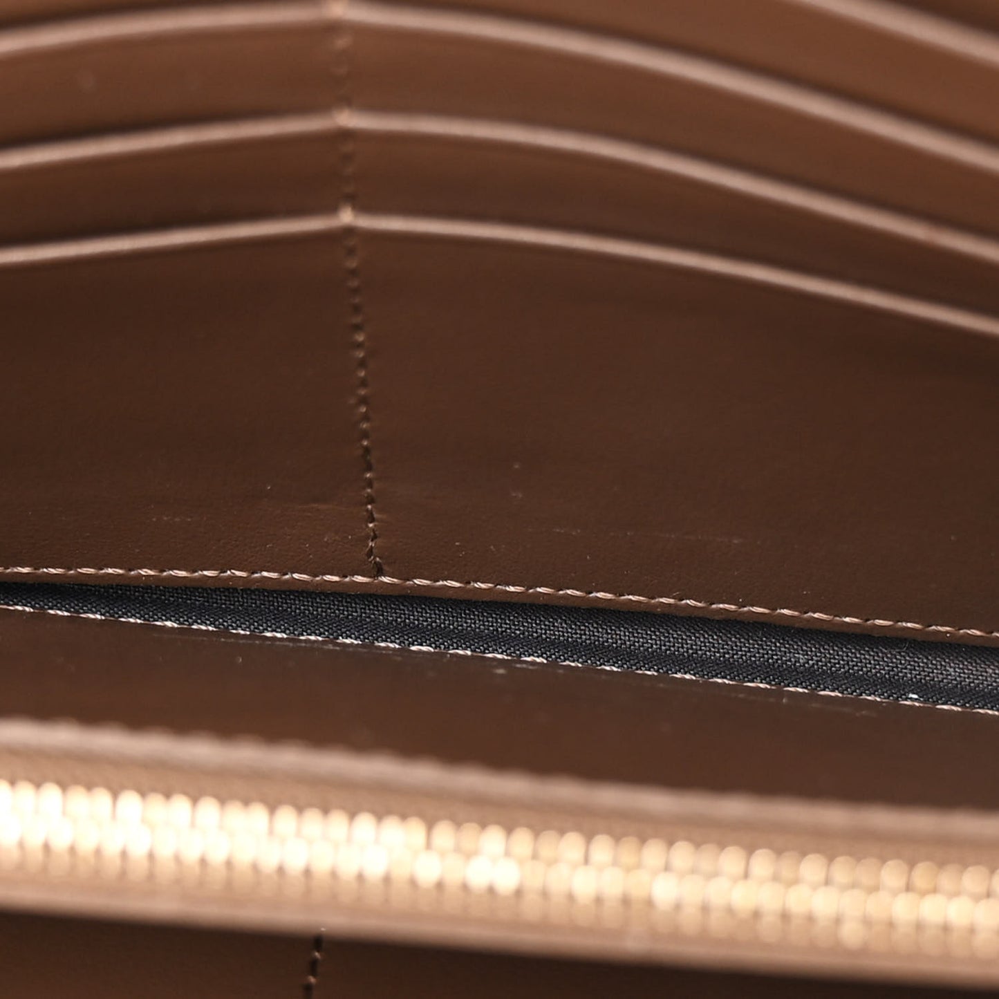 Vitello Soft F is Fendi Bi-Color FF 1974 Embossed Continental Envelope Wallet On Chain Maya Black