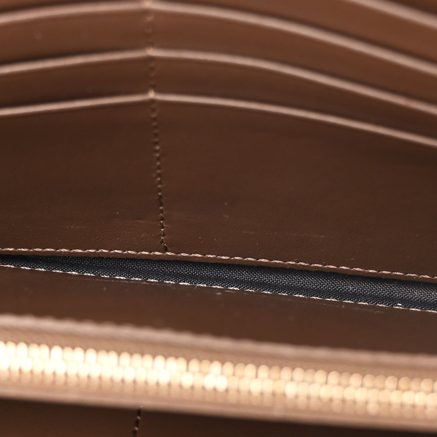 Fendi Vitello Soft F is Fendi Bi-Color FF 1974 Embossed Continental Envelope Wallet On Chain Maya Black 5 of 14
