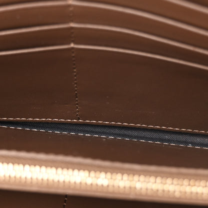 Fendi Vitello Soft F is Fendi Bi-Color FF 1974 Embossed Continental Envelope Wallet On Chain Maya Black 5 of 14