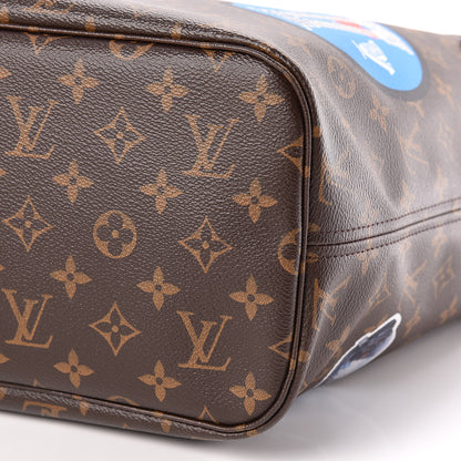 Louis Vuitton Monogram World Tour Neverfull MM 8 of 13