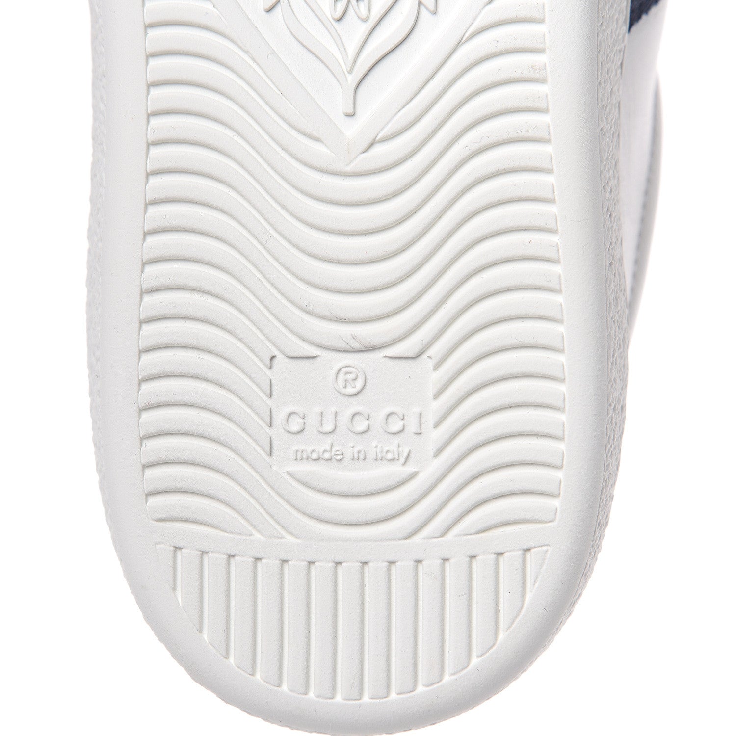 Gucci Calfskin Ayers Web Panther Embroidered Mens Ace Sneakers 7.5 White 7 of 10