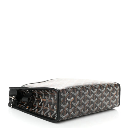 Goyard Goyardine Jouvence MM Toiletry Pouch Black 4 of 10