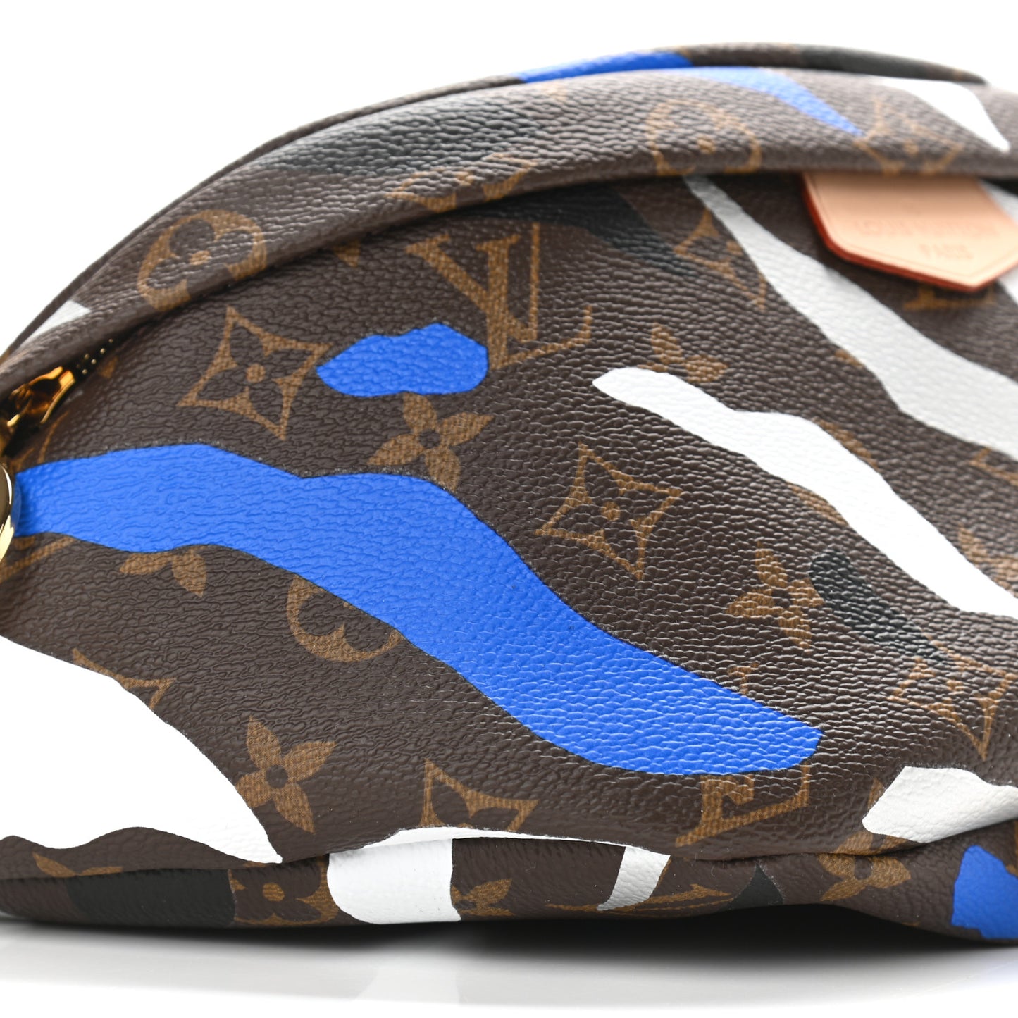 X LOL Monogram Bumbag Blue Silver