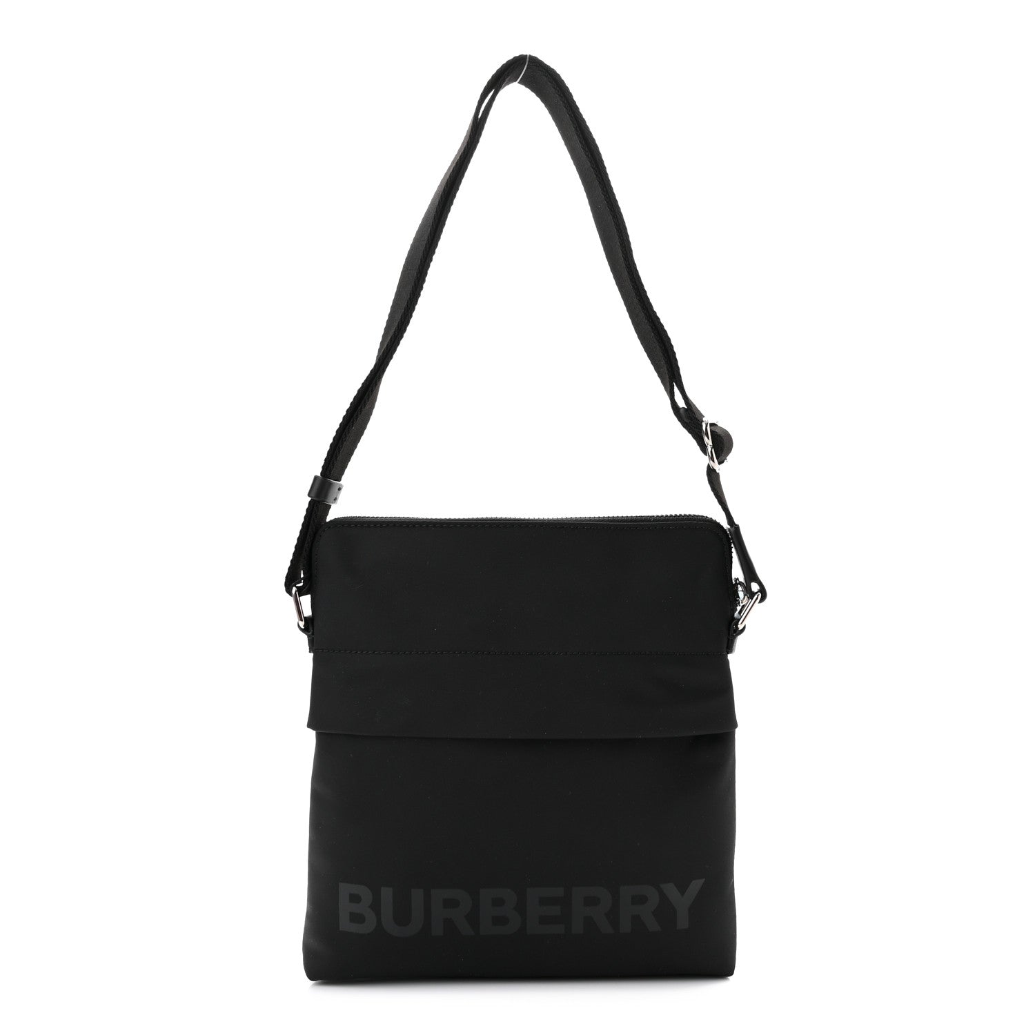 Burberry Econyl Logo Print Crossbody Bag Black 1 of 11