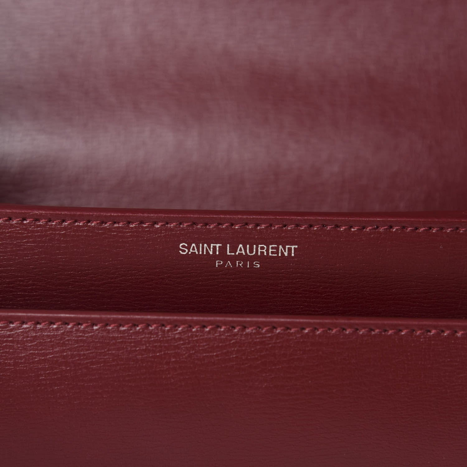 Saint Laurent Calfskin Medium Monogram Sunset Pallisandre 9 of 11