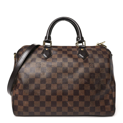 Louis Vuitton Damier Ebene Speedy Bandouliere 30 1 of 13