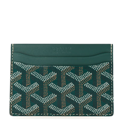 Goyard Goyardine Saint Sulpice Card Holder Green 1 of 7