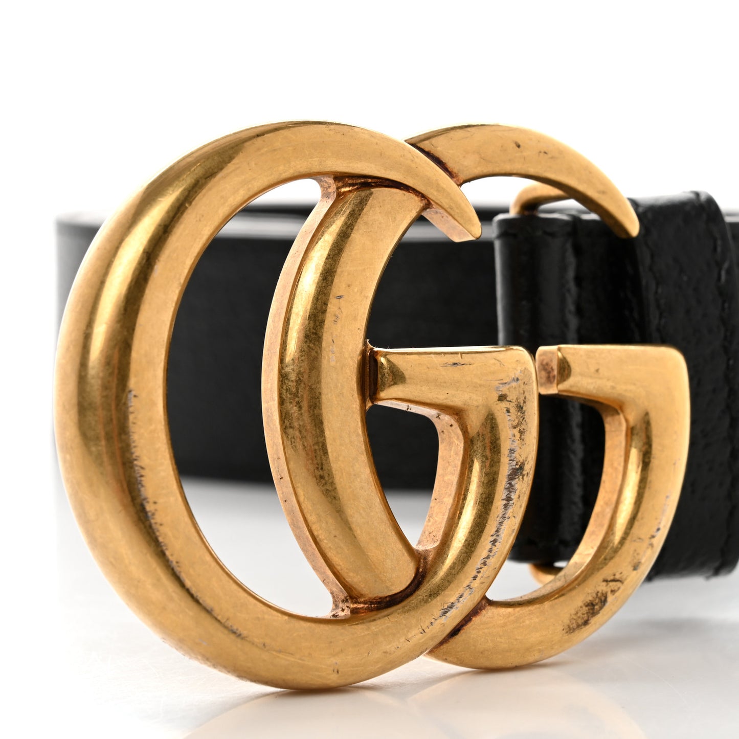 Textured Calfskin Double G 40mm Belt 100 40 Black