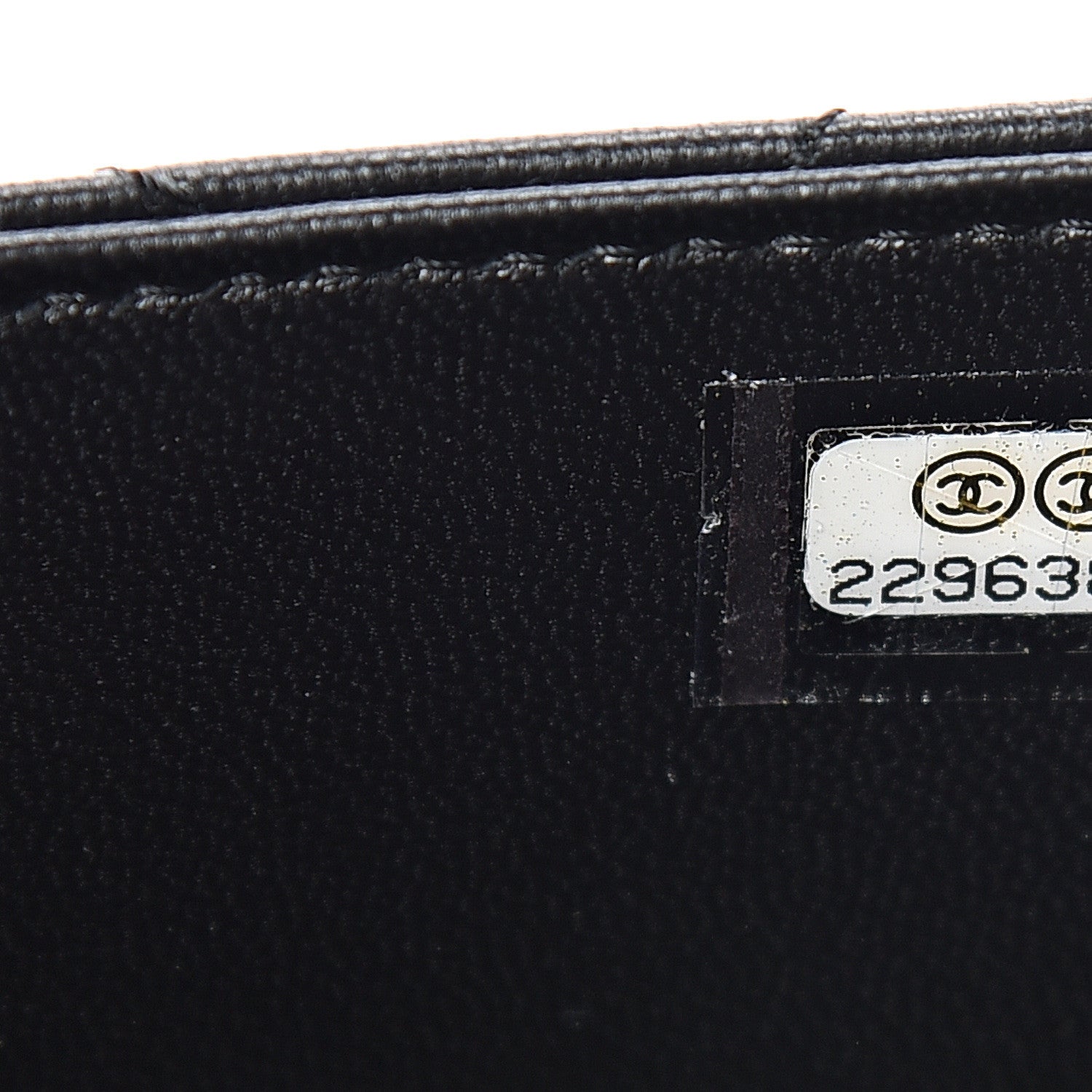 Chanel Lambskin Quilted Classic Zip Pouch Black 6 of 7