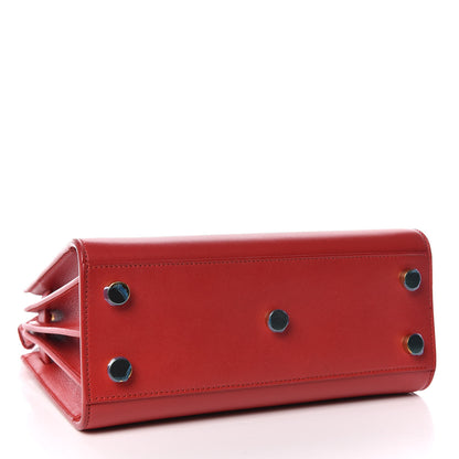 Saint Laurent Calfskin Nano Sac De Jour Lipstick Red 4 of 11