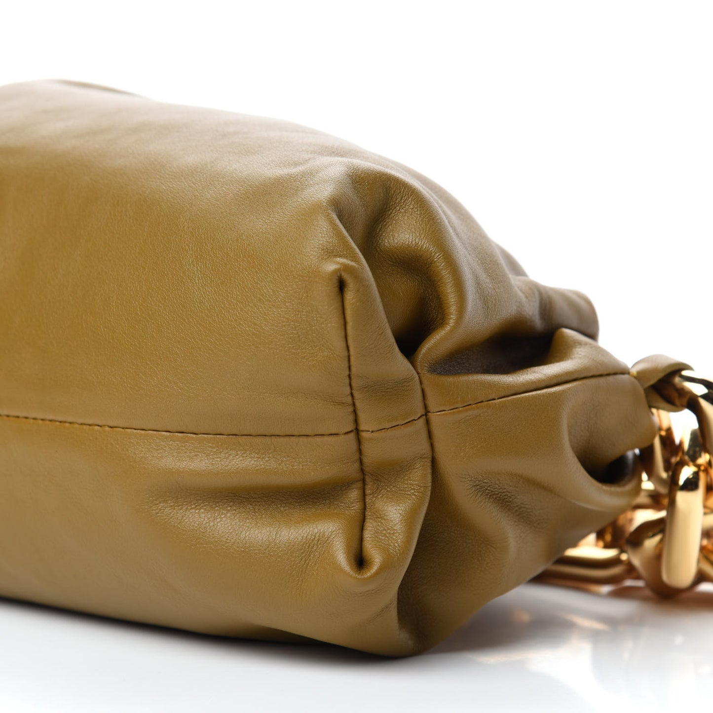 Calfskin The Pouch Chain Moutarde