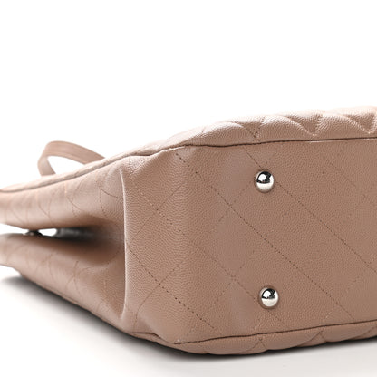 Chanel Caviar Quilted Large Shopping Tote Dark Beige 9 of 10