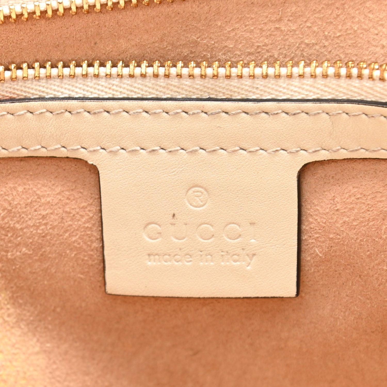 Gucci GG Supreme Monogram Medium Padlock Tote White 9 of 29