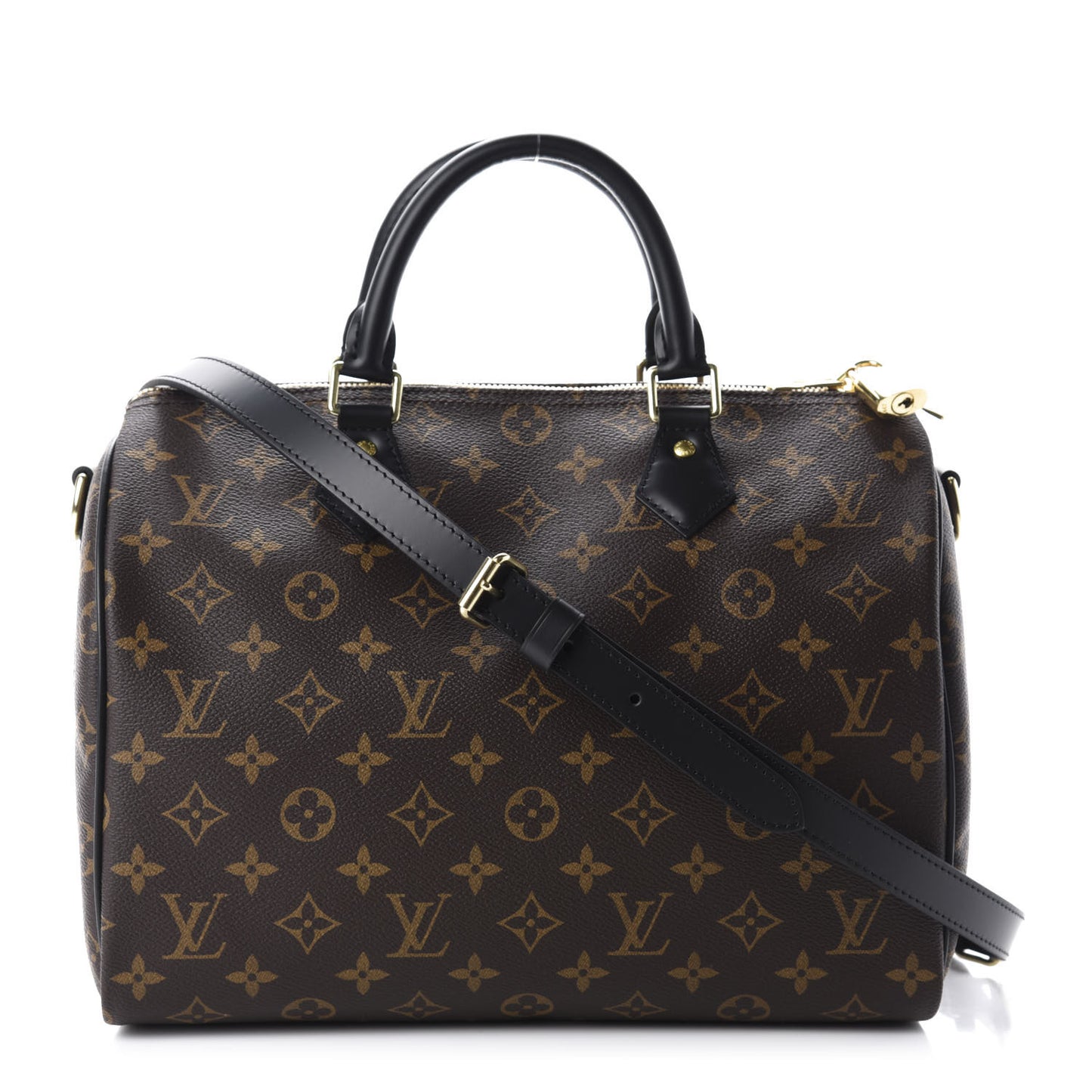 Monogram My World Tour Speedy Bandouliere 30 Black