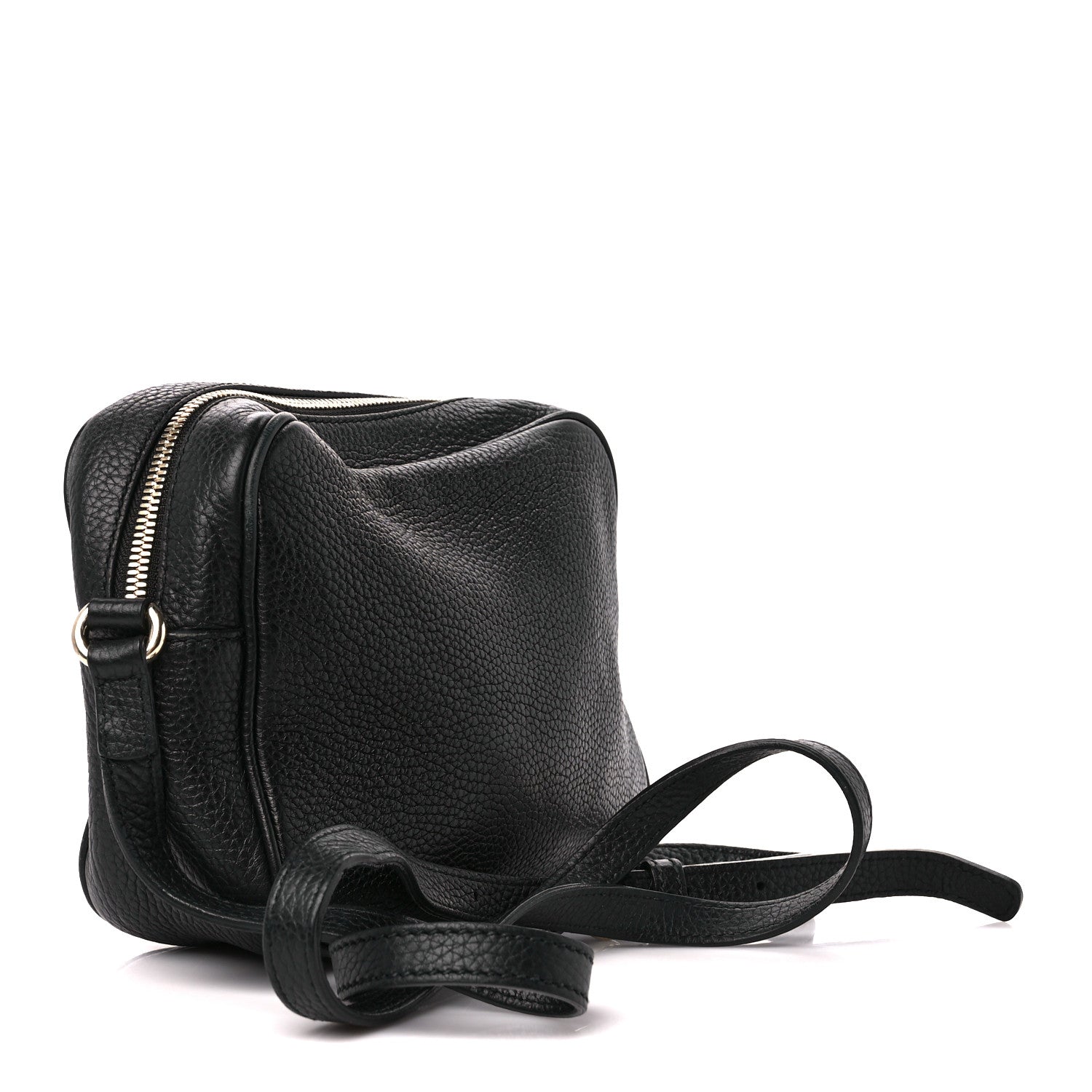 Gucci Pebbled Calfskin Small Soho Disco Bag Black 3 of 11