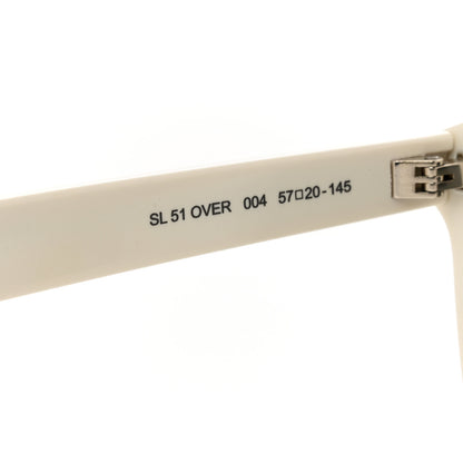 Saint Laurent Acetate Over Sunglasses SL 51 White 5 of 7