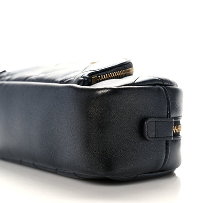 Chanel Iridescent Lambskin Quilted Pouch Black 9 of 9