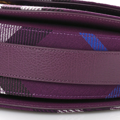 Burberry Jacquard Check Medium Rocking Horse Crossbody Pansy 10 of 11
