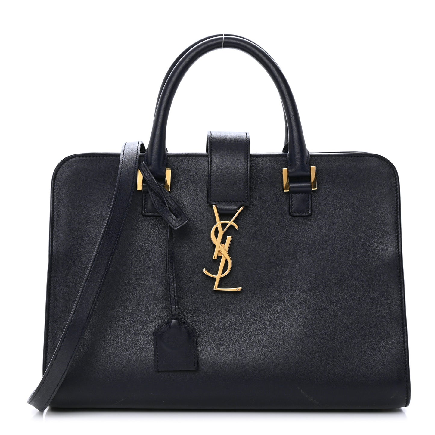 Smooth Calfskin Small Monogram Cabas Navy