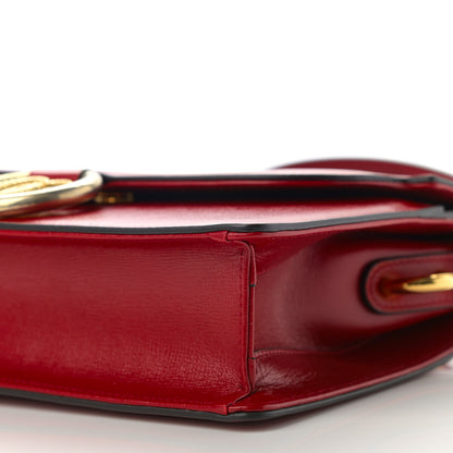 Gucci Textured Calfskin Small Torchon GG Ring Shoulder Bag New Cherry Red 10 of 10