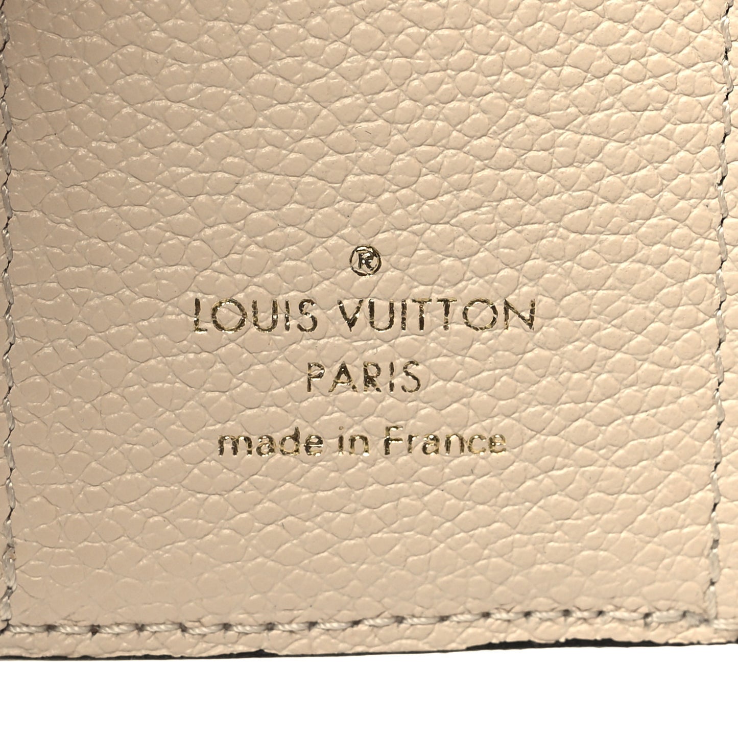 Snakeskin Empreinte Zoe Wallet Creme