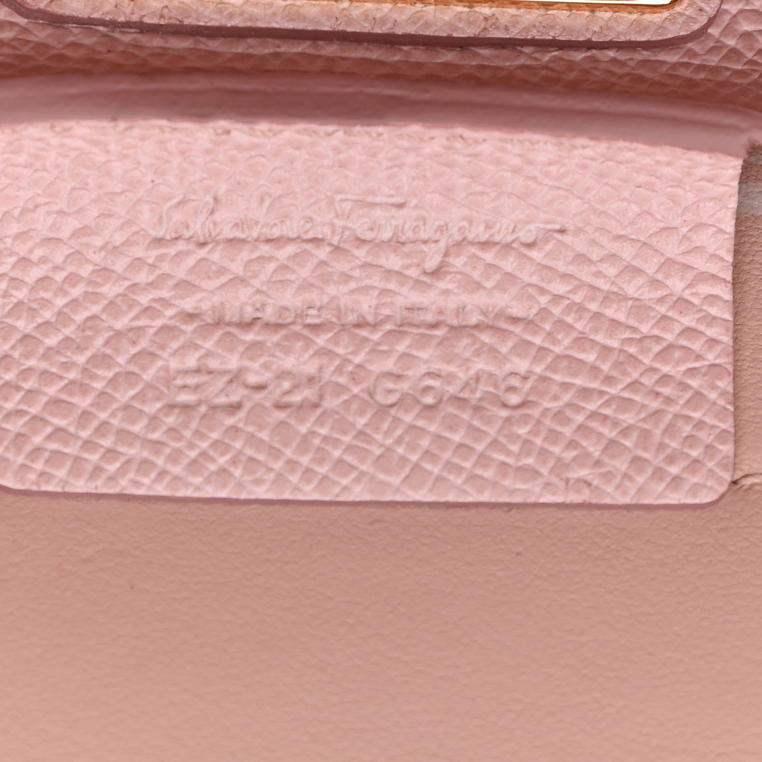 Salvatore Ferragamo Hammered Calfskin Carrie Shoulder Bag Pink 7 of 11