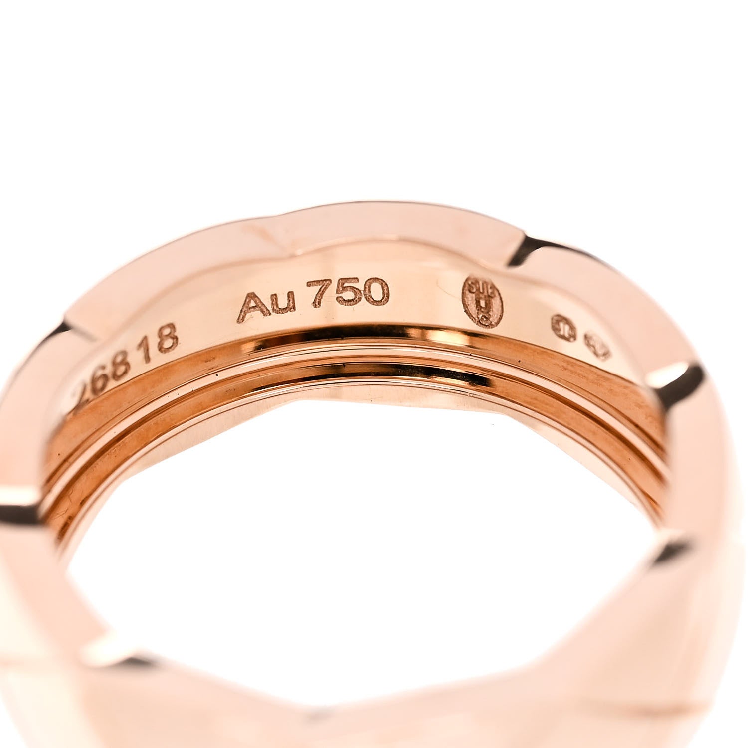 Chanel 18K Beige Gold Small Coco Crush Ring 51 5.75 5 of 6