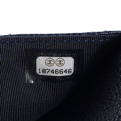 Chanel Caviar Quilted Wallet on Chain WOC Navy 8 of 9