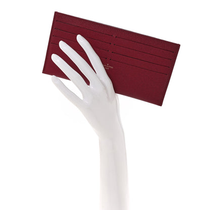 Louis Vuitton Calfskin Felicie Card Holder Insert Fuchsia 2 of 8