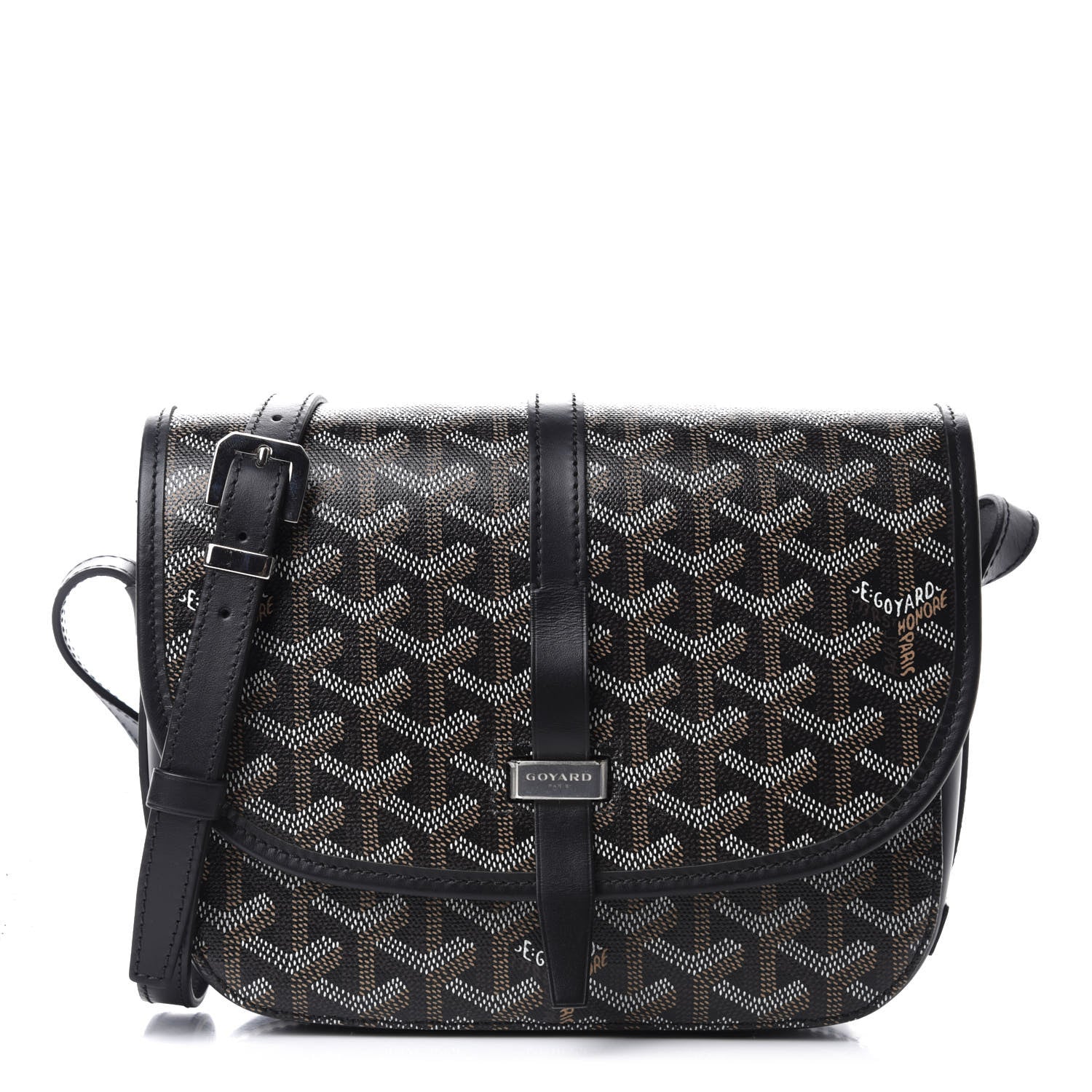 Goyard Goyardine Belvedere II PM Messenger Bag Black 1 of 9