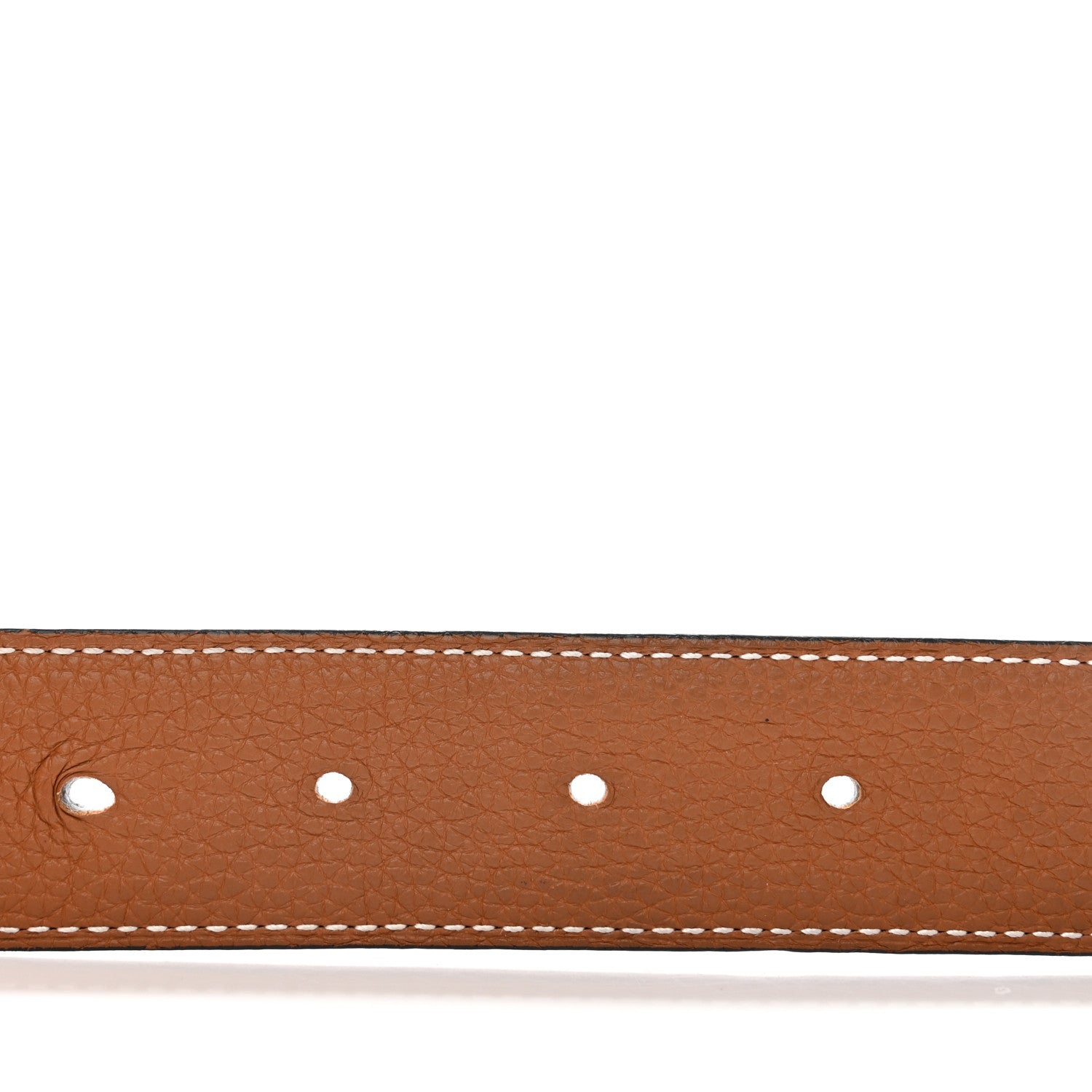 Hermes 135 Togo 32mm H Belt 75/30 Black Gold 4 of 8
